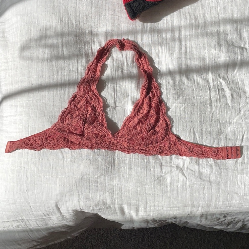Coral/pink bandeau
